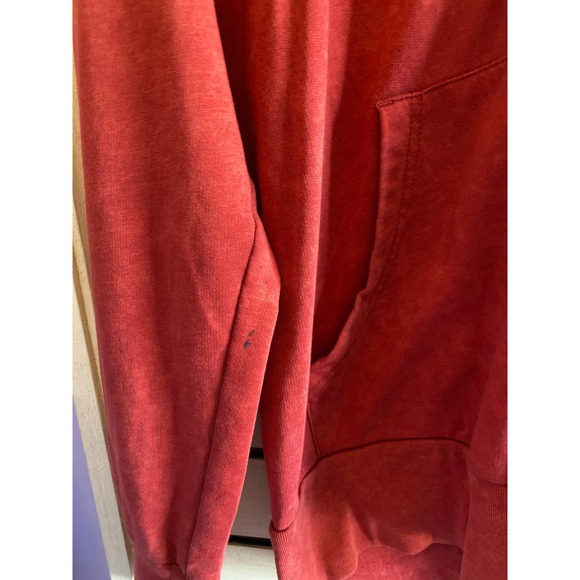 Marvel Deadpool unisex full zip hoodie sweatshirt size medium red DEADPOOL sleev - Picture 4 of 13